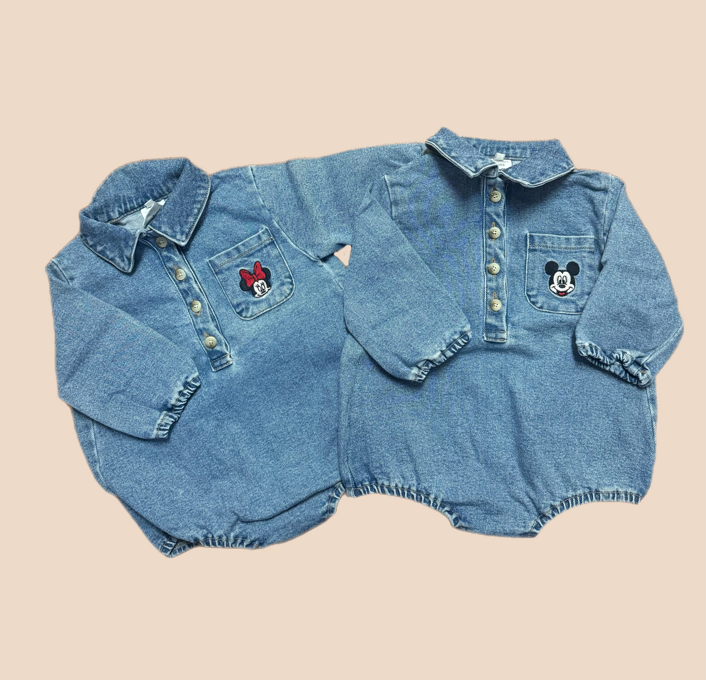 Character Denim Romper