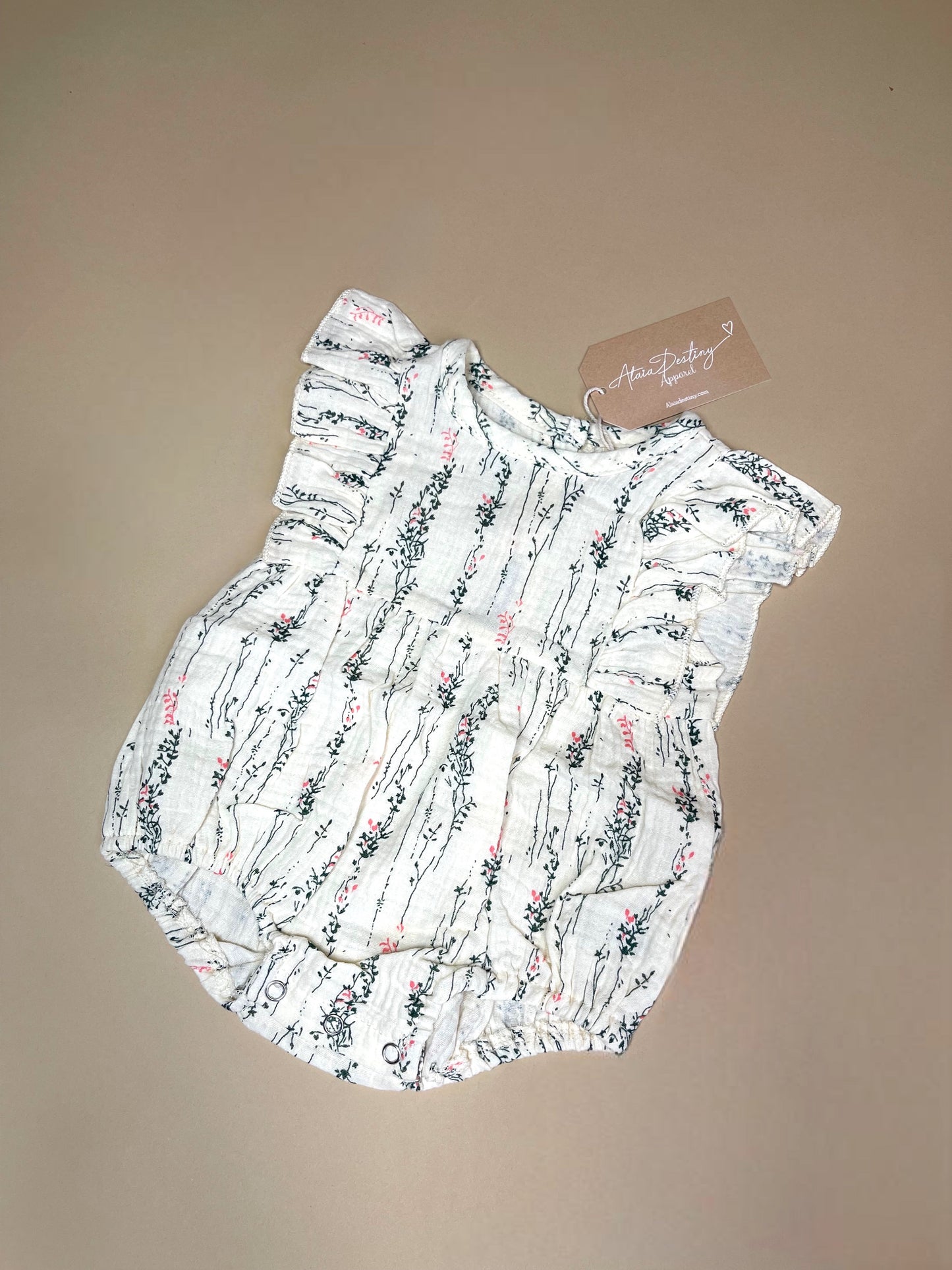 Ivory Vines Romper