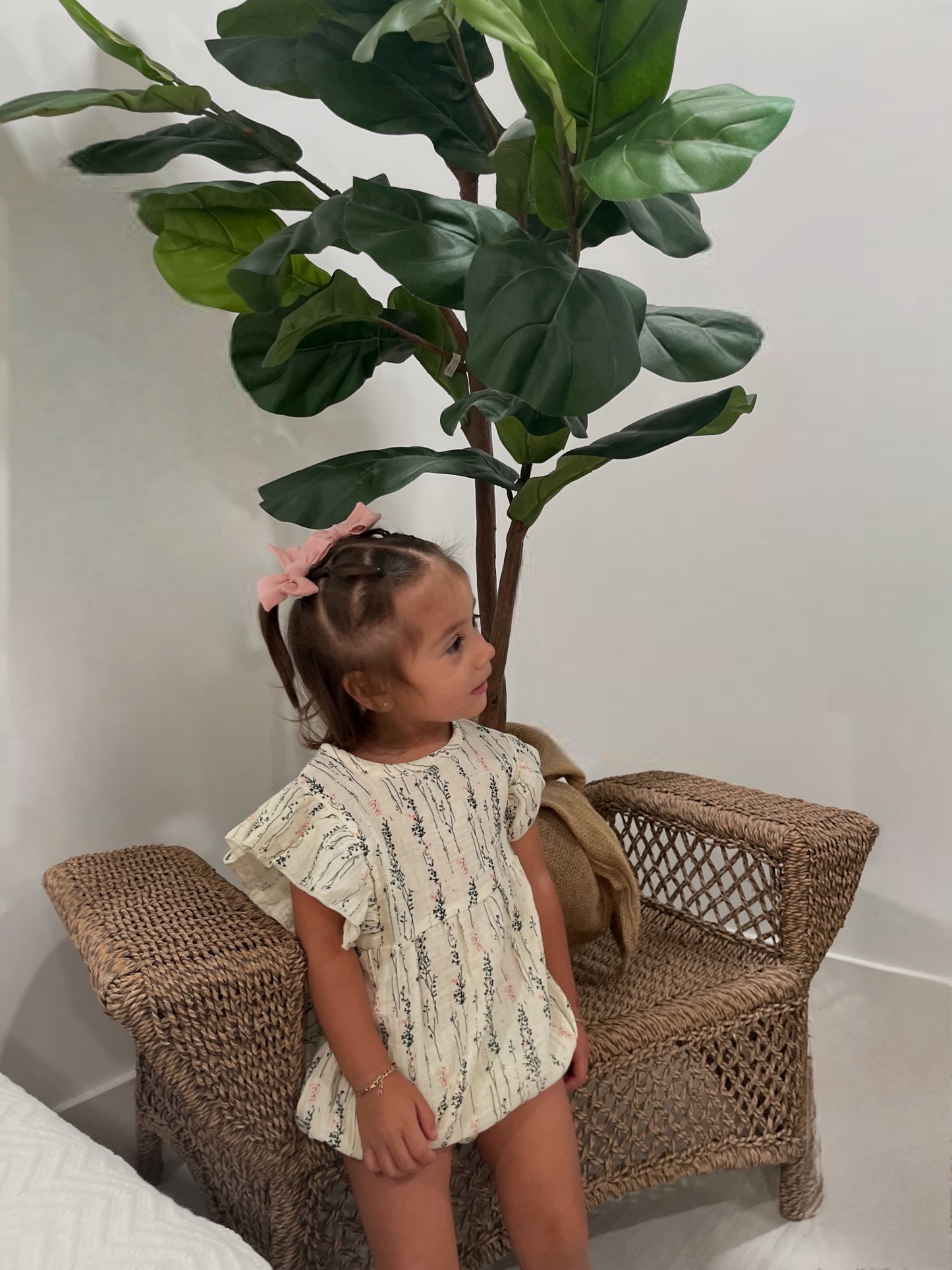 Ivory Vines Romper